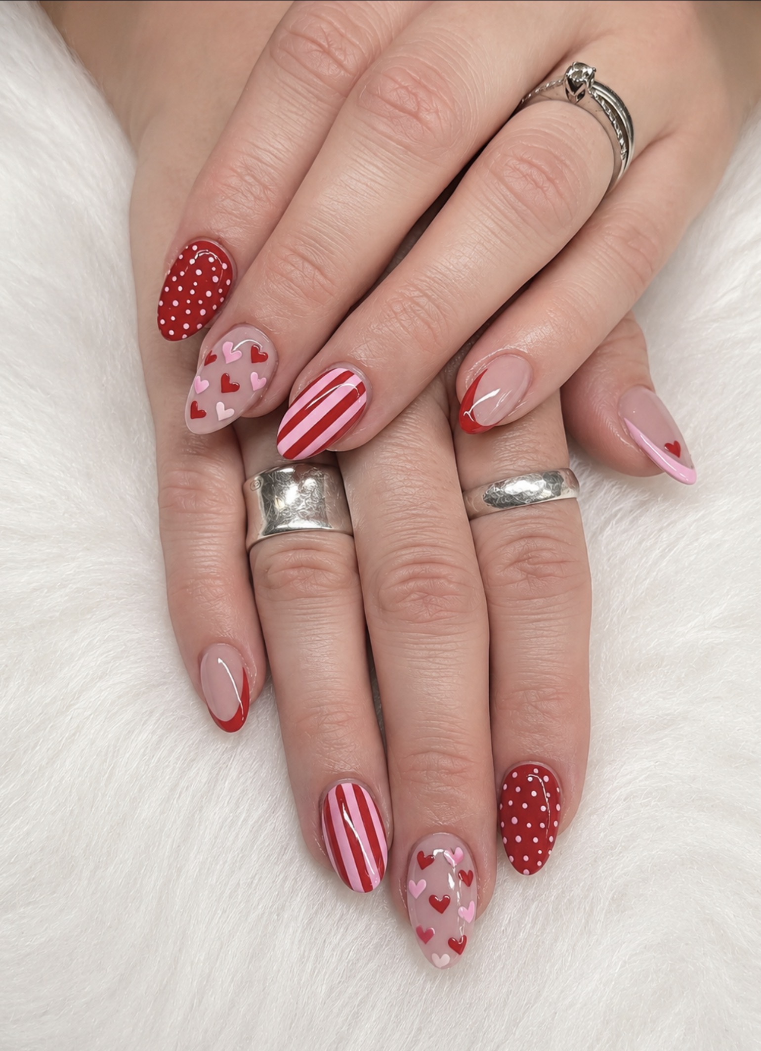 Acrylic nail set, example two