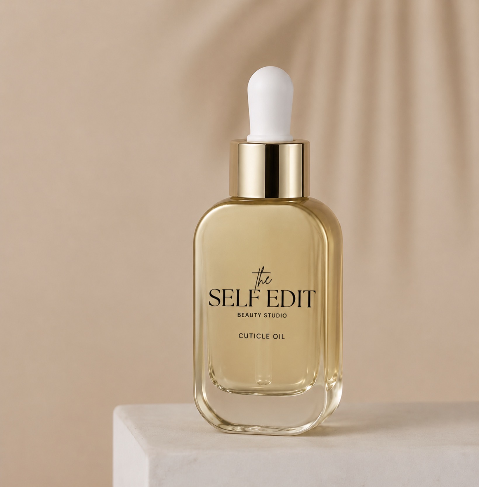 The Self Edit cuticle oil dropper bottle