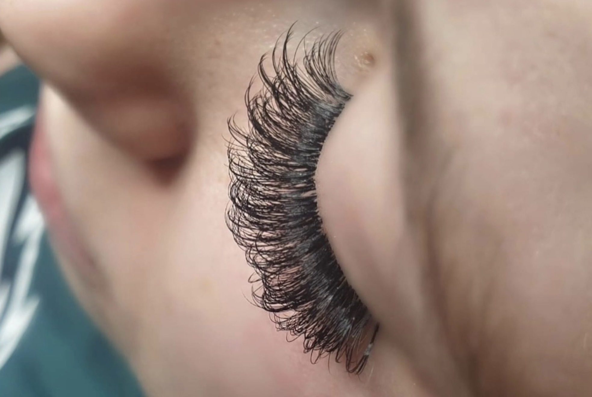 Russian volume lash set, example three
